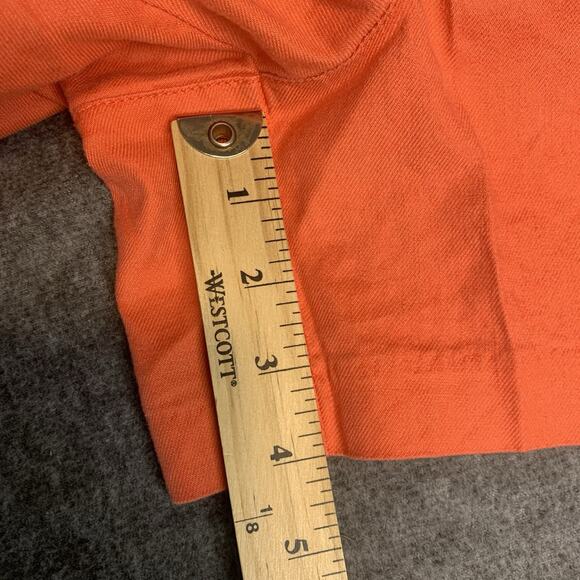 Liverpool Shorts Womens 12/31 Linen Hot Coral High Rise Stretch Beach Coastal‎ - Picture 9 of 9